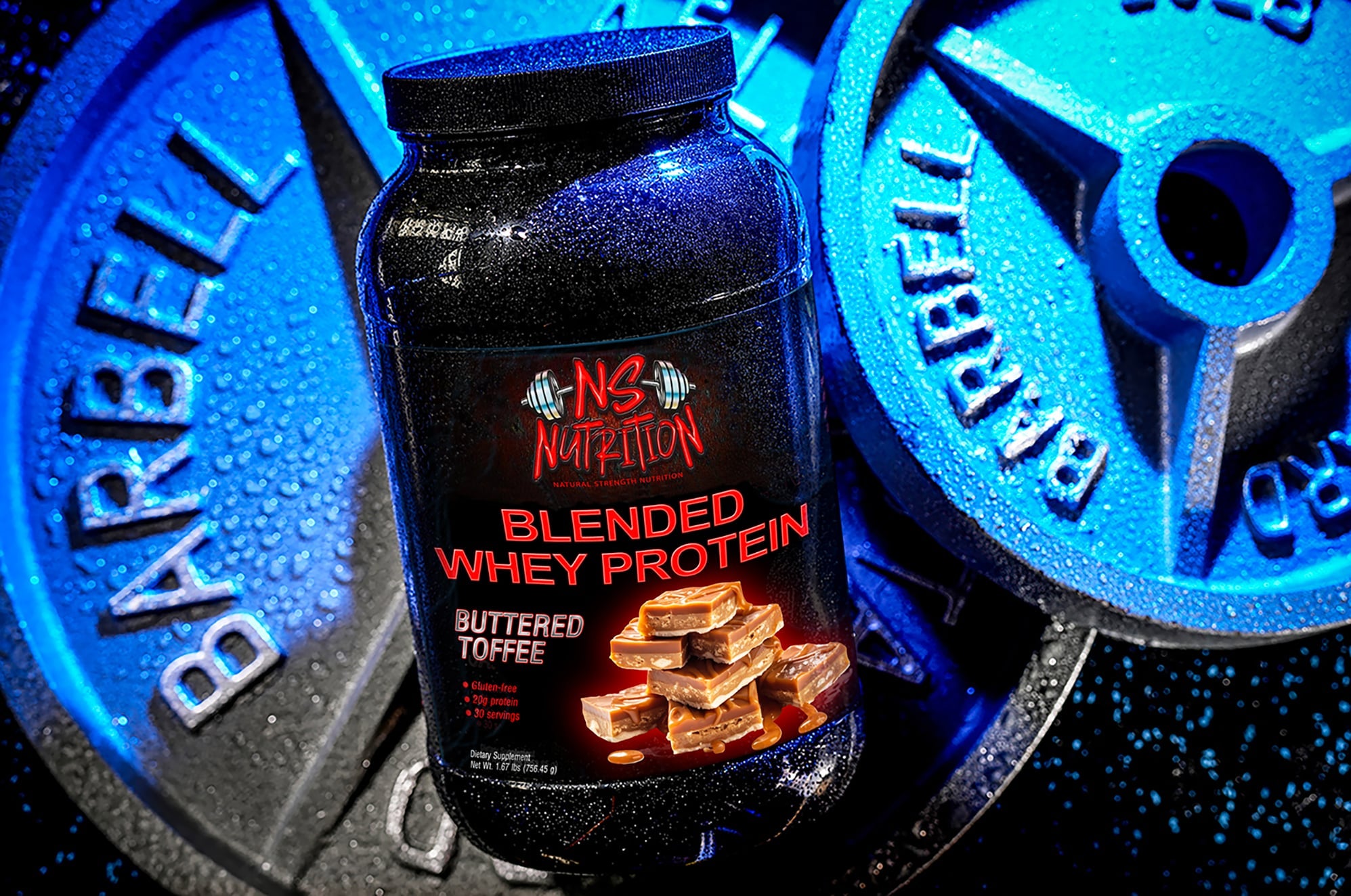 Blended Whey Protein- Buttered Toffee