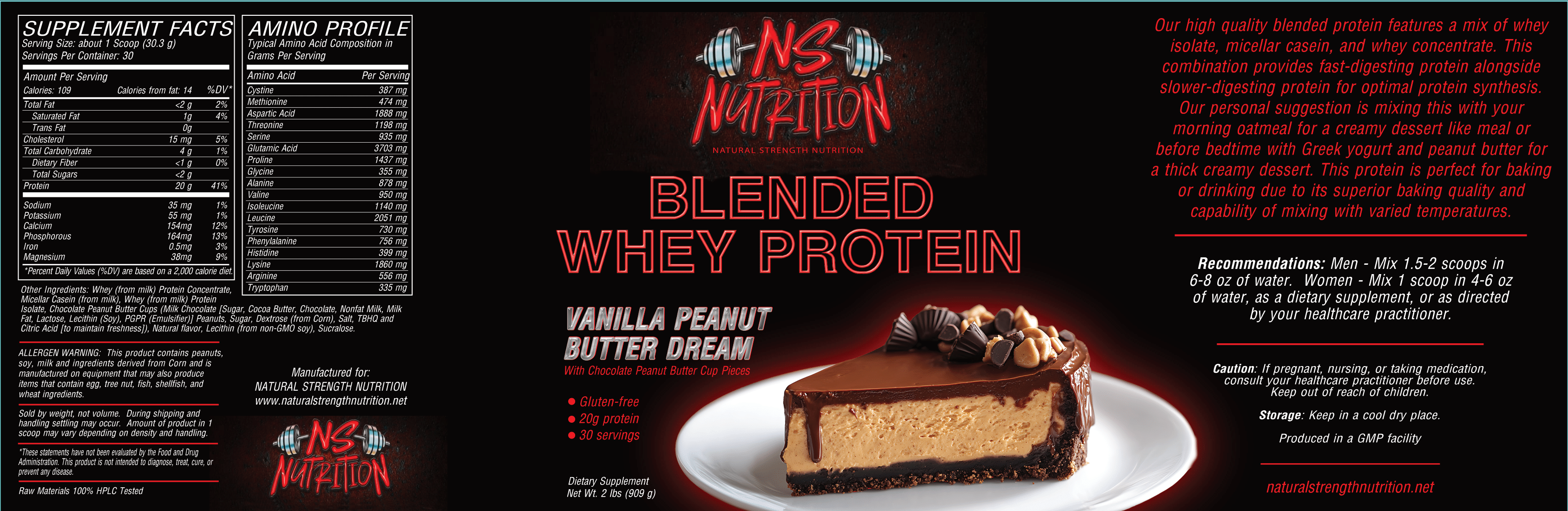 Blended When Protein - Vanilla PB Dream